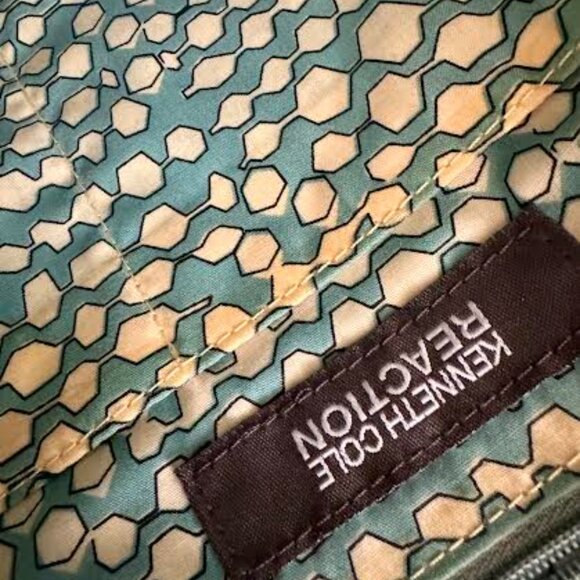 Pale Yellow Kenneth Cole Reaction Shoulder Bag - Picture 6 of 6